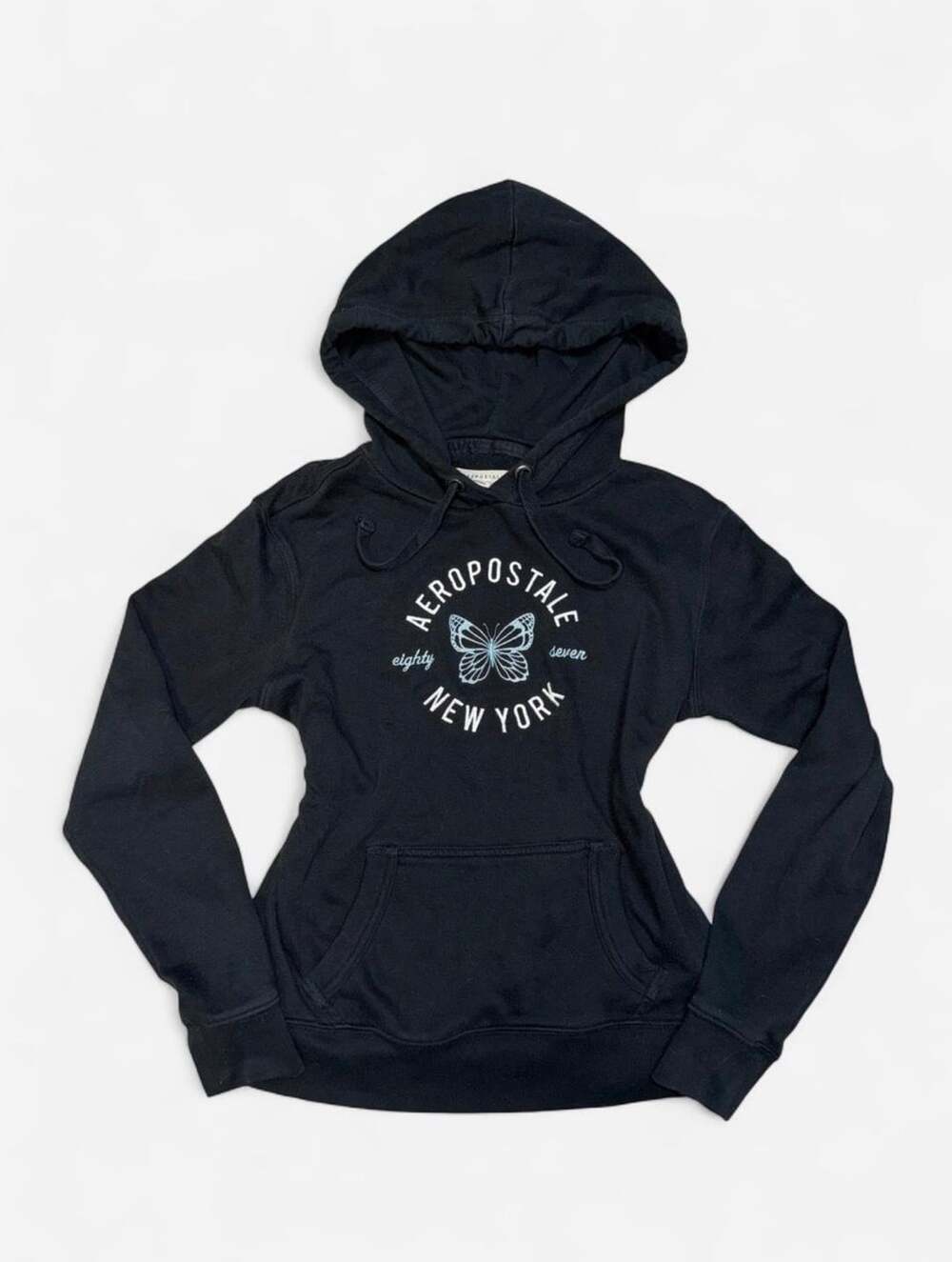 Y2K Vintage 2000’s Aeropostale New York Butterfly Hoodie Size XS